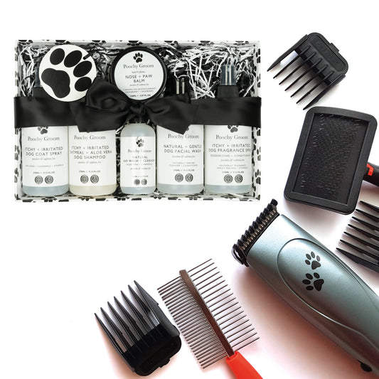 Dog Itchy Skin Pet Grooming Set | Natural Relief