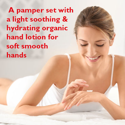 Organic Pamper Hamper for Home Spa Pampering | Relax