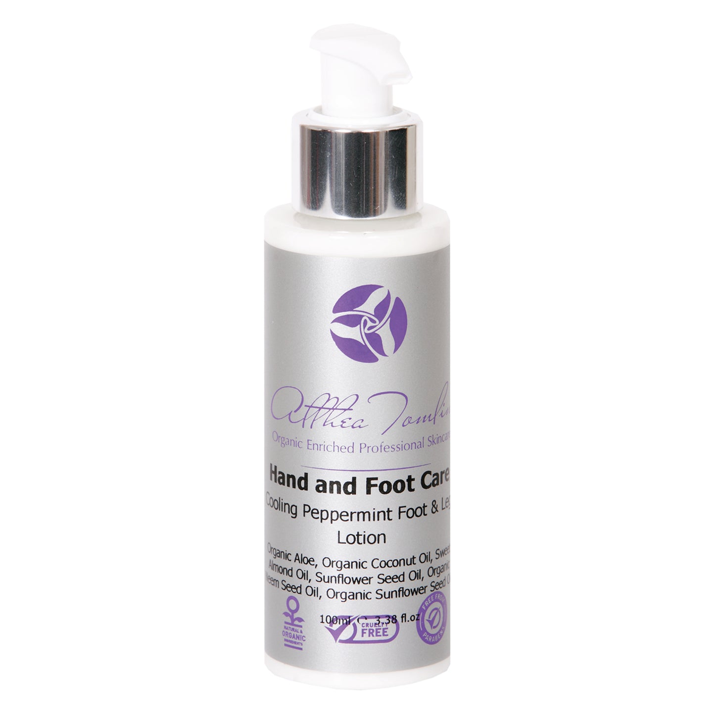 Organic Peppermint Foot Cooling Lotion