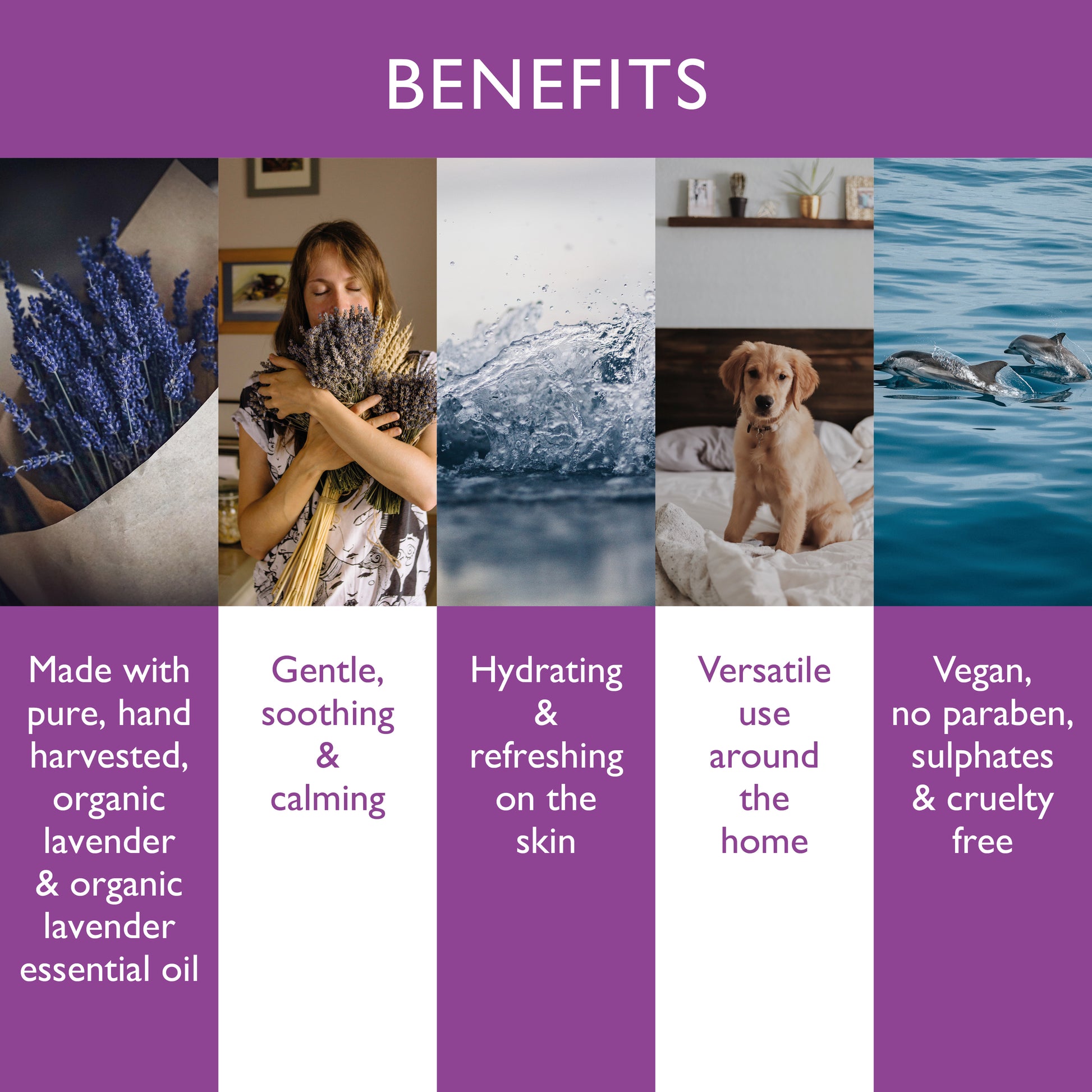 Organic Lavender Pillow Sleep Spray | Relaxing Mist