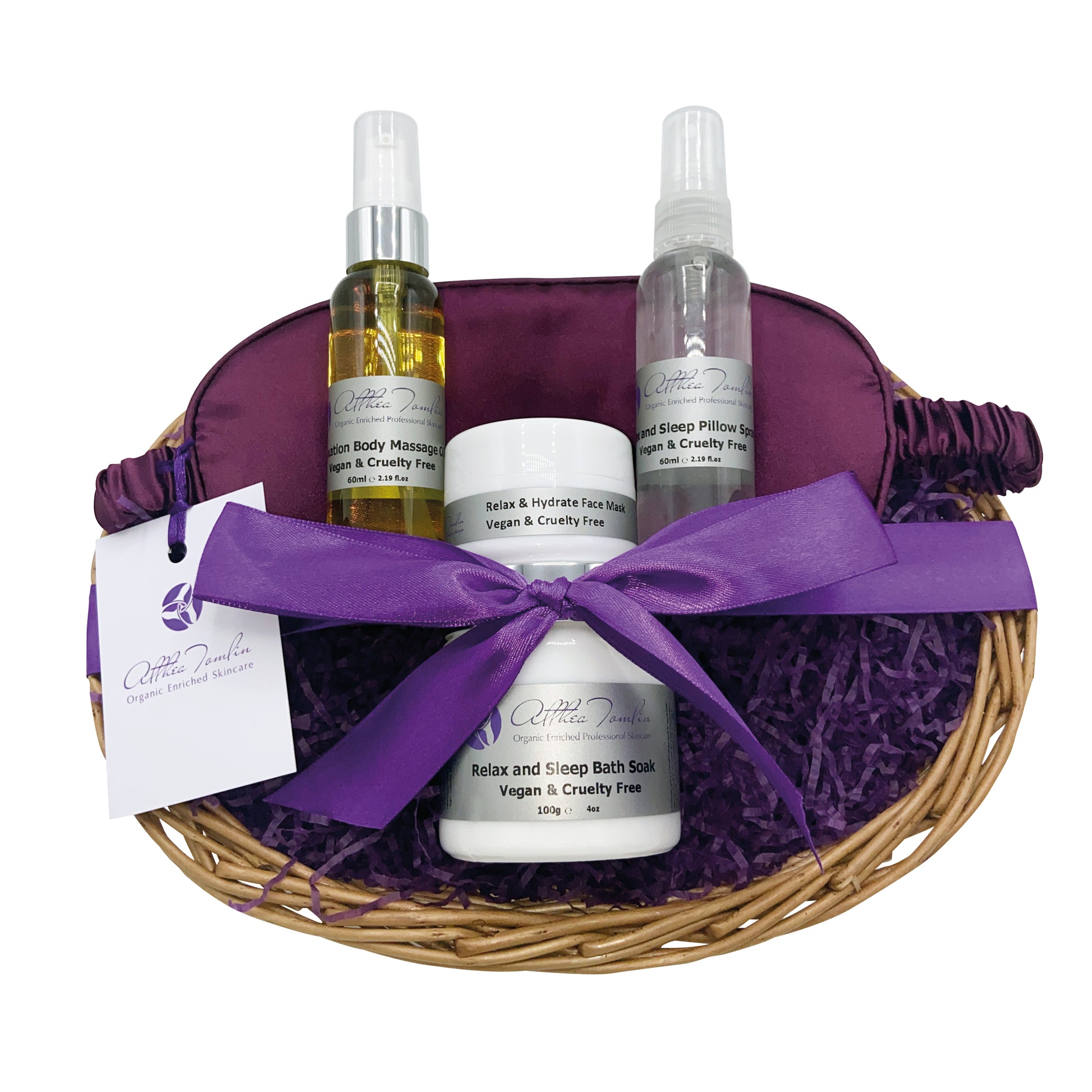 Self Care Gifts Basket for Women | Luxury Spa Gift Set