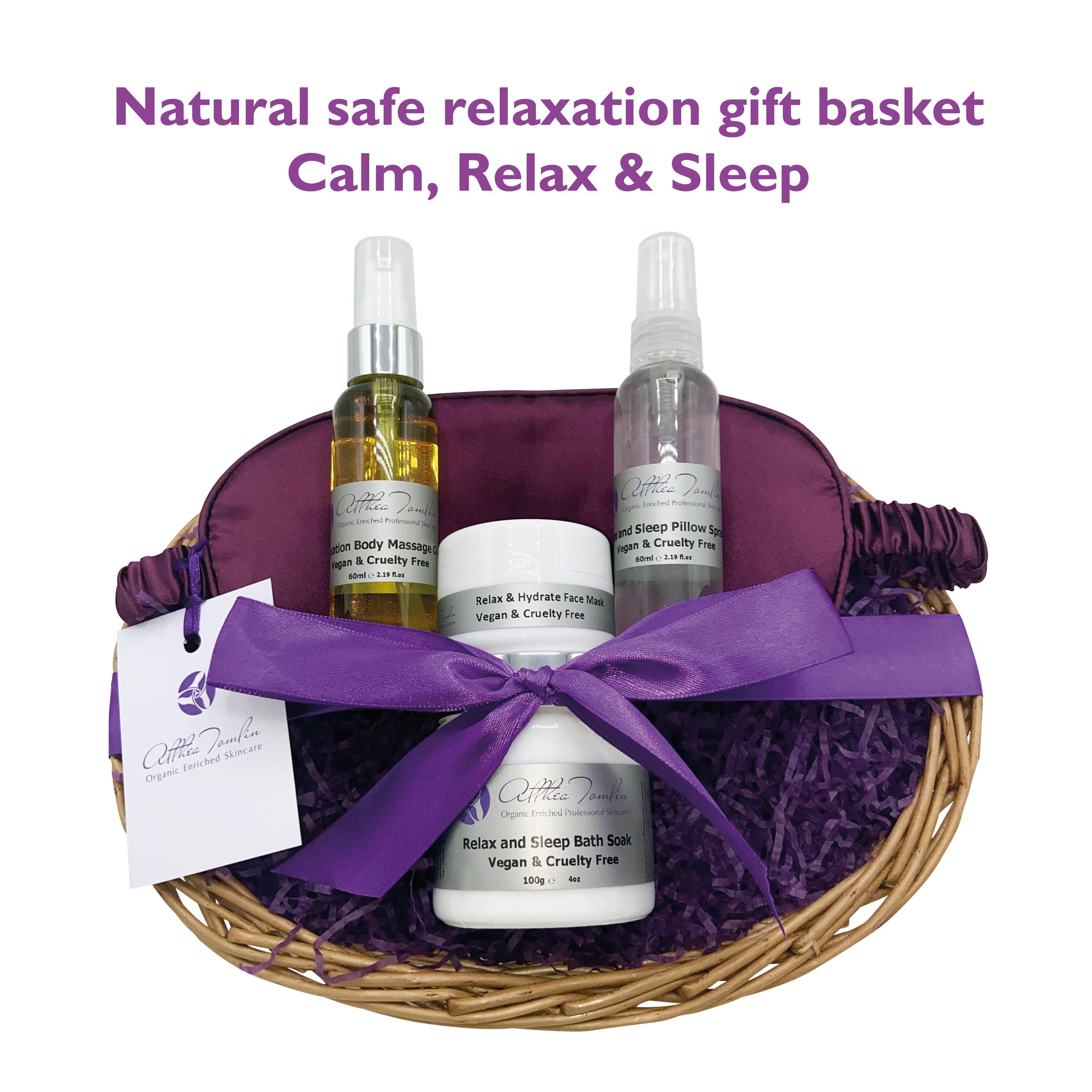 Self Care Gifts Basket for Women | Luxury Spa Gift Set