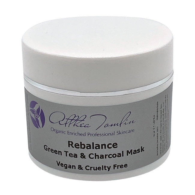 Charcoal & Green Tea Face Mask for Acne, Oily Skin & Deep Cleansing