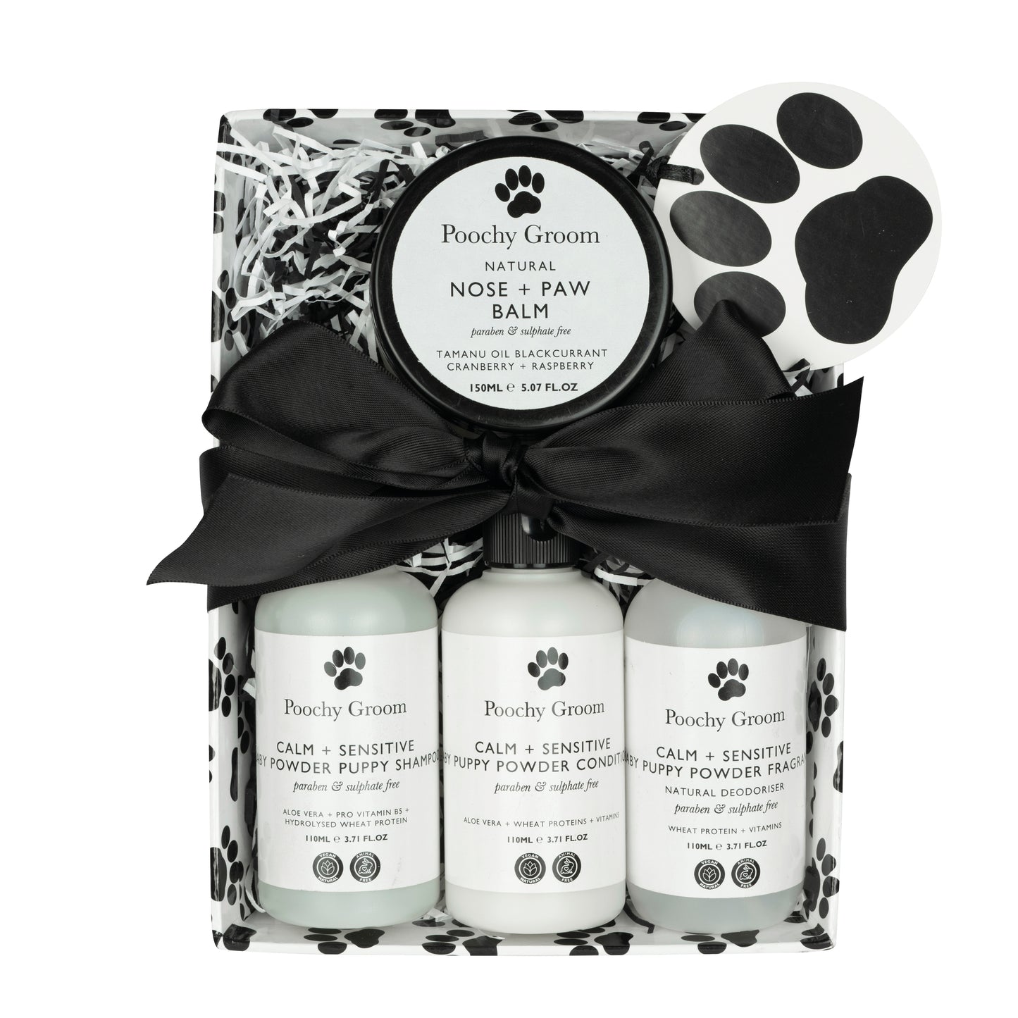 Natural Puppy Grooming Gift Set