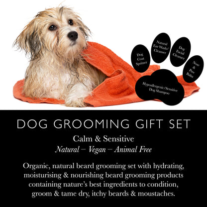 Dog grooming vegan natural pet care sensitive skin