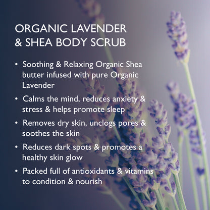 Organic Lavender and Shea Butter Body Scrub