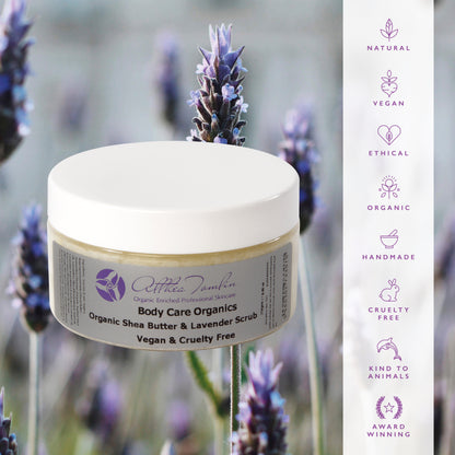 Organic Lavender and Shea Butter Body Scrub