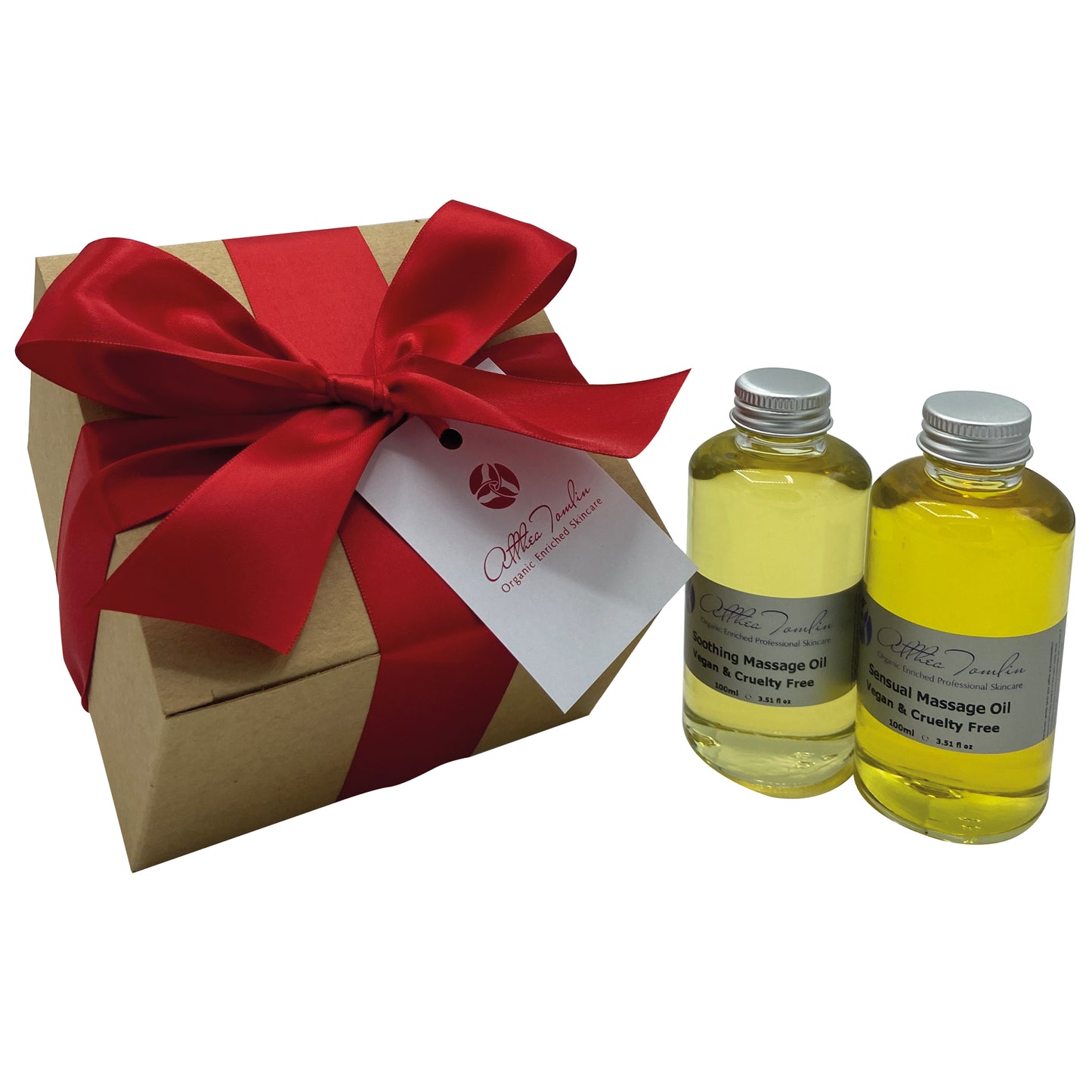 Massage oils gift set for couples