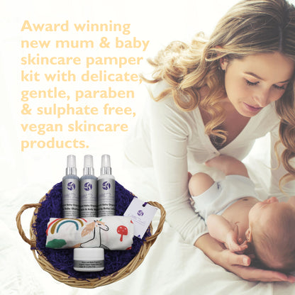 Organic new mums baby gift set