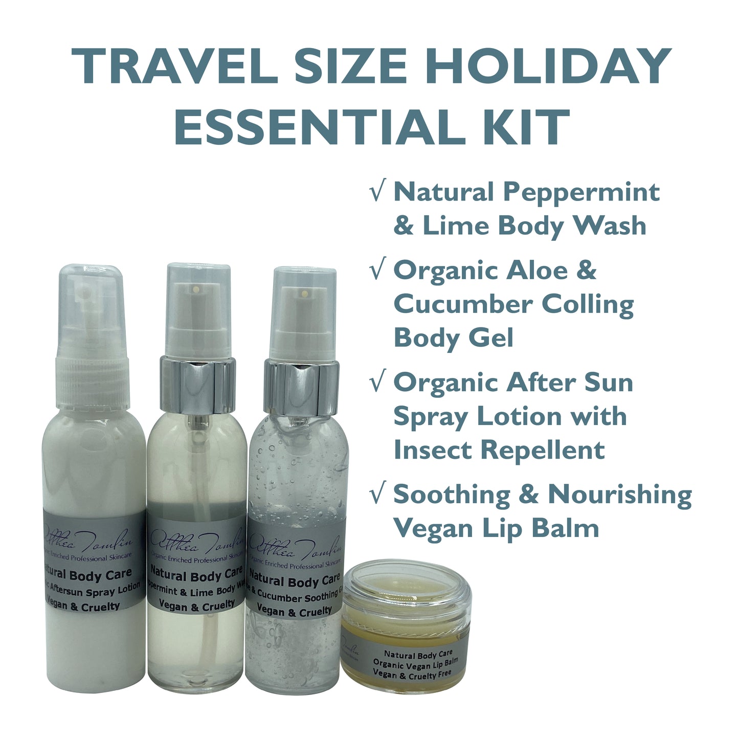 Vegan Toiletries Holiday Essentials Skincare Set